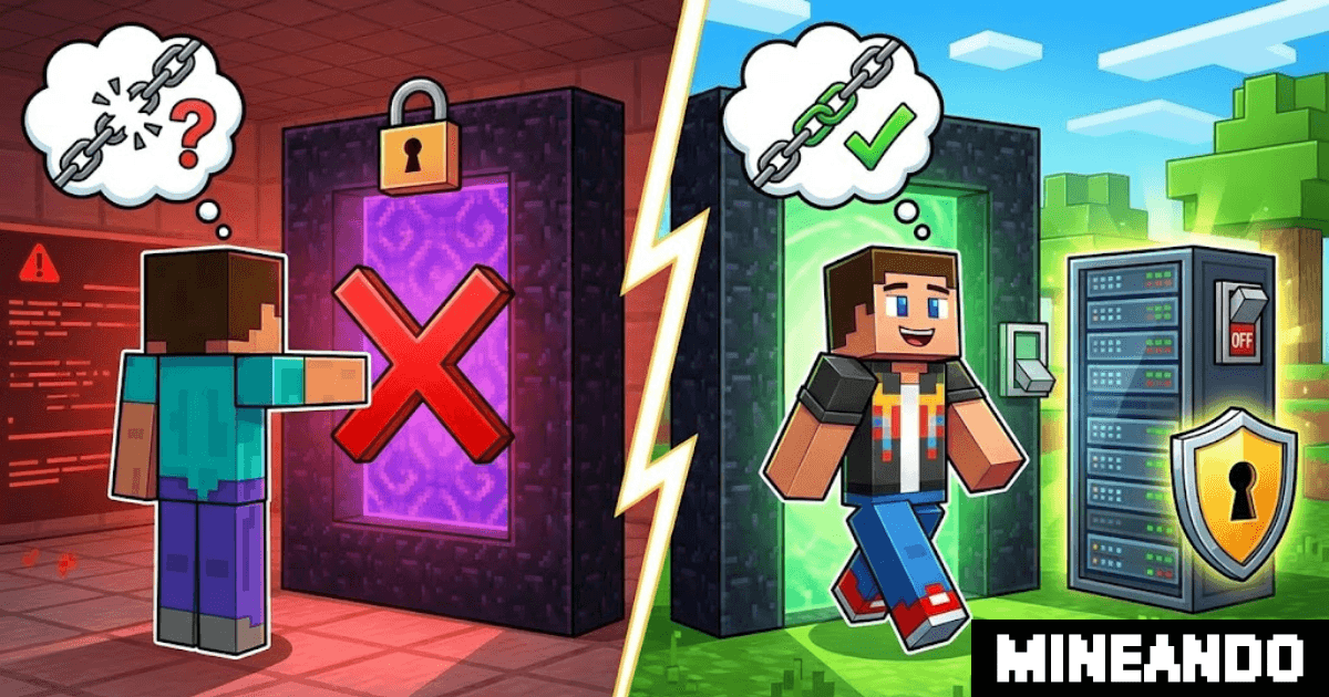 Conexión servidor Minecraft sin abrir puertos: Solución a errores de firewall y acceso bloqueado en Mineando