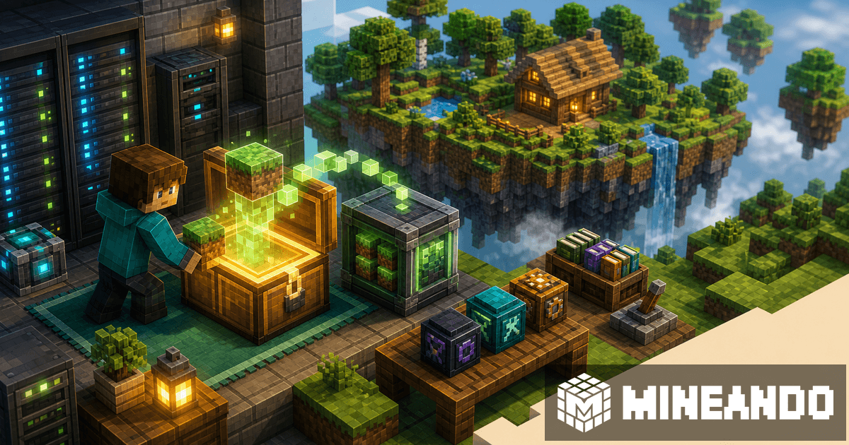 Copia de seguridad de un mundo Minecraft antes de instalar plugins y abrir el servidor