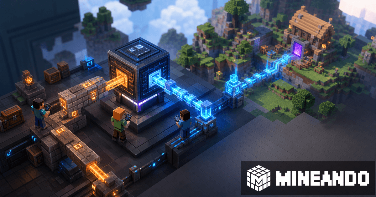 Minecraft server routing separate Java address and Bedrock port paths for GeyserMC