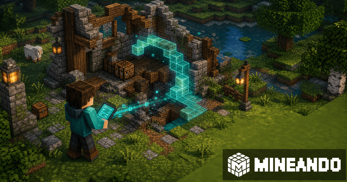 Administrator nutzt CoreProtect zum Prüfen und Wiederherstellen beschädigter Minecraft-Blöcke